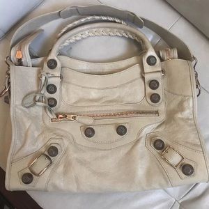 Balenciaga City Tote- Praline & Rose Gold Hardware